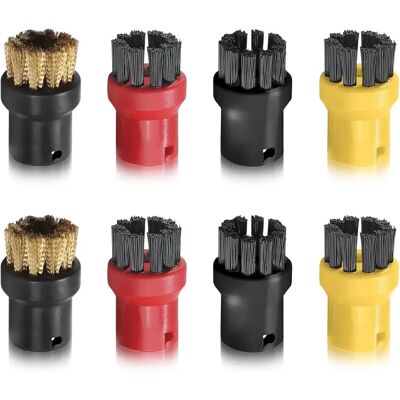OEM 8 Spazzoline Tonde Di Ricambio Per Pulitore Vapore Karcher Sc1 Sc2 Sc3 Sc4 Sc5 Sc7 Ctk10 OEM 8 Spazzoline Tonde Di Ricambio Per Pulitore Vapore Karcher Sc1 Sc2 Sc3 Sc4 Sc5 Sc7 Ctk10