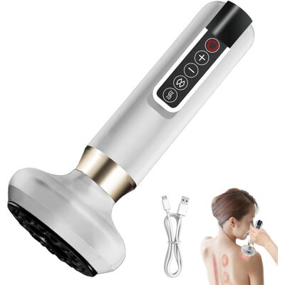 OEM Massaggiatore Anticellulite A 12 Livelli, Dispositivo Gua Sha Per Uso Domestico, Potente Massaggiatore Elettrico Anticellulite Con Ventosa Per Scolpire La Cellulite (bianco) OEM Massaggiatore Anticellulite A 12 Livelli, Dispositivo Gua Sha Per Uso Domestico, Potente Massaggiatore Elettrico Anticellulite Con Ventosa Per Scolpire La Cellulite (bianco)