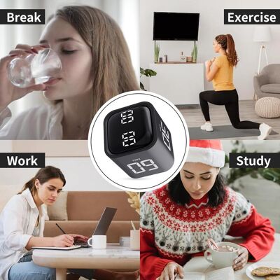 OEM Timer A Cubo Con Modalità Conto Alla Rovescia E Conto Alla Rovescia, Modalità Silenziosa E Vibrazione/suono, Timer Da 5/10/30/60 Minuti E Timer Personalizzati, Perfetto Per Le Persone Con Adhd Che Lav OEM Timer A Cubo Con Modalità Conto Alla Rovescia E Conto Alla Rovescia, Modalità Silenziosa E Vibrazione/suono, Timer Da 5/10/30/60 Minuti E Timer Personalizzati, Perfetto Per Le Persone Con Adhd Che Lav