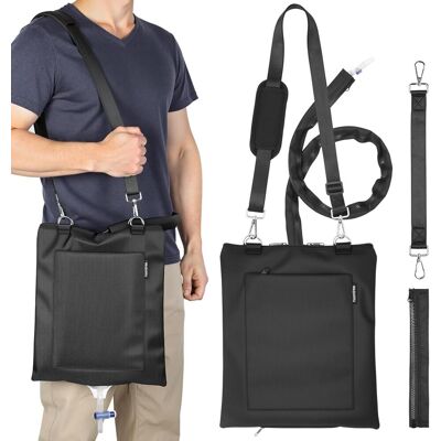 OEM Custodia Per Sacca Di Raccolta Urinaria, Copertura Protettiva Per Catetere Di Foley O Sacca Per Urina, Con Tracolla Regolabile, Cerniera, Impermeabile E Lavabile In Lavatrice, 2000 Ml OEM Custodia Per Sacca Di Raccolta Urinaria, Copertura Protettiva Per Catetere Di Foley O Sacca Per Urina, Con Tracolla Regolabile, Cerniera, Impermeabile E Lavabile In Lavatrice, 2000 Ml