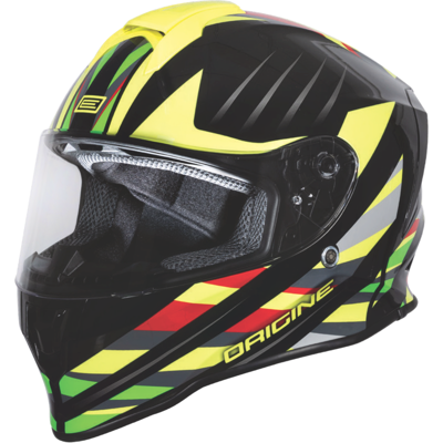 OEM Casco Origine Dinamo Kids Foolish Giallo Lucido Nero Ys OEM Casco Origine Dinamo Kids Foolish Giallo Lucido Nero Ys