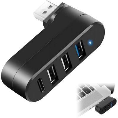 OEM Multiporta Usb A 4 Porte Con 1 Porta Usb 3.0, 2 2.0 E 1 Porta Type-c, Hub Compatto Girevole A 180° Per Multiplo Per Pc, Trasferimento Veloce, Multi Per Computer, Ufficio, Viaggio OEM Multiporta Usb A 4 Porte Con 1 Porta Usb 3.0, 2 2.0 E 1 Porta Type-c, Hub Compatto Girevole A 180° Per Multiplo Per Pc, Trasferimento Veloce, Multi Per Computer, Ufficio, Viaggio