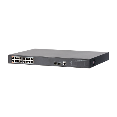 DAHUA Technology Poe Dh-pfs4218-16gt-240 Switch Gestito Gigabit Ethernet (10/100/1000) Power Over Ethernet (poe) Nero - DAHUA Technology Poe Dh-pfs4218-16gt-240 Switch Gestito Gigabit Ethernet (10/100/1000) Power Over Ethernet (poe) Nero -