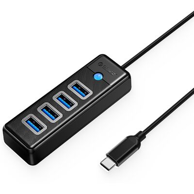 OEM Pw4u-c3 Hub Splitter Usb-c - 4 Porte Usb-a - Nero OEM Pw4u-c3 Hub Splitter Usb-c - 4 Porte Usb-a - Nero