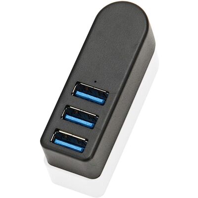 OEM Hub Usb - Hub Dati - Porte Aggiuntive - Connettore Girevole - 3 Porte - Nero OEM Hub Usb - Hub Dati - Porte Aggiuntive - Connettore Girevole - 3 Porte - Nero