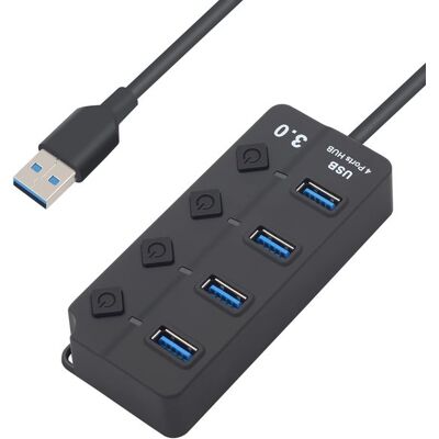 OEM Hub Usb 3.0 A 4 Porte,adattatore Usb,splitter Usb,cavo Di Prolunga Con Interruttore Separato,adatto Per Ps5,chiavetta Usb OEM Hub Usb 3.0 A 4 Porte,adattatore Usb,splitter Usb,cavo Di Prolunga Con Interruttore Separato,adatto Per Ps5,chiavetta Usb