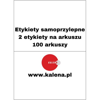 OEM Etichetta Senza Stampa A4 210/148 1/2 - Confezione Da 100 Pz. OEM Etichetta Senza Stampa A4 210/148 1/2 - Confezione Da 100 Pz.