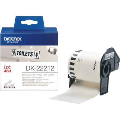 OEM Nastri Per Etichettatura Brother Dk-22212, Neri Su Bianco OEM Nastri Per Etichettatura Brother Dk-22212, Neri Su Bianco
