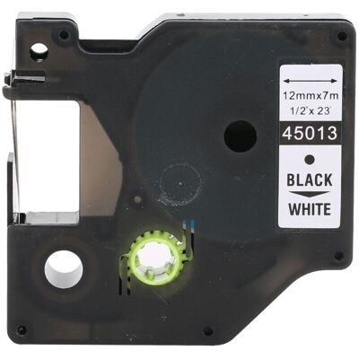 OEM Nastro Per Etichette Laminato Dymo Lm-160/280, 12 Mm, Nero Su Bianco OEM Nastro Per Etichette Laminato Dymo Lm-160/280, 12 Mm, Nero Su Bianco