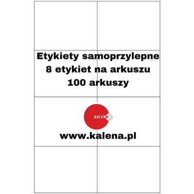 OEM Etichetta Senza Stampa A4 105/74 1/8 - Confezione Da 100 Pz. OEM Etichetta Senza Stampa A4 105/74 1/8 - Confezione Da 100 Pz.