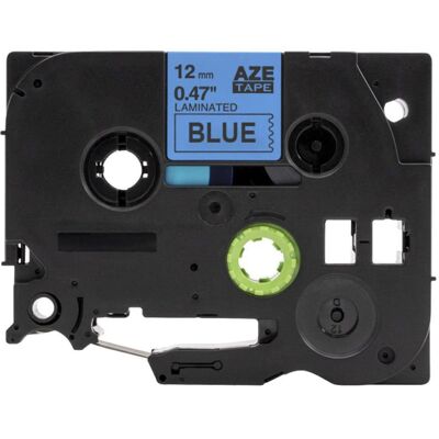 OEM Aze-531 Per Brother 12mm Nero Su Blu OEM Aze-531 Per Brother 12mm Nero Su Blu