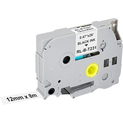 OEM Nastro Compatibile Con Brother Tze-231 P Touch Per Brother P-touch, Nastro Laminato Bianco Da 12 Mm Tz Tze Per P-touch Pt-h100r Pt-h105 Pt-h100lb Pt-h110 H107b Pt-d400 Pt-1000 OEM Nastro Compatibile Con Brother Tze-231 P Touch Per Brother P-touch, Nastro Laminato Bianco Da 12 Mm Tz Tze Per P-touch Pt-h100r Pt-h105 Pt-h100lb Pt-h110 H107b Pt-d400 Pt-1000