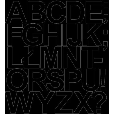 OEM Lettere Adesive Autoadesive, 10 Cm, Nere Lucide OEM Lettere Adesive Autoadesive, 10 Cm, Nere Lucide