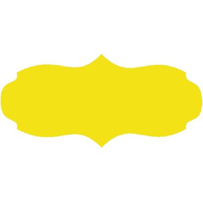 OEM Etichetta Per Barattolo 7,5x3 Cm Per Conserve, 60 Pezzi, Giallo Opaco OEM Etichetta Per Barattolo 7,5x3 Cm Per Conserve, 60 Pezzi, Giallo Opaco