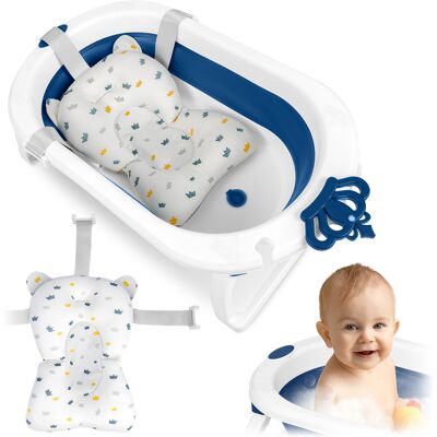 OEM Vaschetta Da Bagno Pieghevole Per Bambini E Neonati Con Inserto Ricokids Rk-286 Bianca E Blu OEM Vaschetta Da Bagno Pieghevole Per Bambini E Neonati Con Inserto Ricokids Rk-286 Bianca E Blu