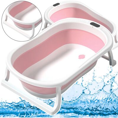 Viking Choice Vasca Pieghevole Rosa per Bambini - 75x46 cm - Bagno Viking Choice Vasca Pieghevole Rosa per Bambini - 75x46 cm - Bagno
