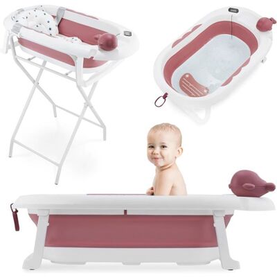 OEM Vasca Da Bagno Pieghevole Per Neonati - Moby-system - Holly - Termometro Lcd - Cuscino Morbido - Supporto Metallico OEM Vasca Da Bagno Pieghevole Per Neonati - Moby-system - Holly - Termometro Lcd - Cuscino Morbido - Supporto Metallico