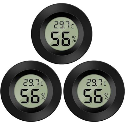 OEM Confezione Da 3 Igrometri/termometri Digitali Lcd Per Umidificatori, Deumidificatori, Serre, Cantine E Camerette Dei Bambini. OEM Confezione Da 3 Igrometri/termometri Digitali Lcd Per Umidificatori, Deumidificatori, Serre, Cantine E Camerette Dei Bambini.