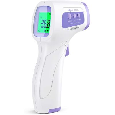 OEM Termometro Frontale, Termometro Frontale Medico Kkmier Con Display Lcd, Termometro Senza Contatto Per Neonati Bambini Termometro A Infrarossi Per Adulti Con Allarme Febbre 40 Registrazioni Della Tempe OEM Termometro Frontale, Termometro Frontale Medico Kkmier Con Display Lcd, Termometro Senza Contatto Per Neonati Bambini Termometro A Infrarossi Per Adulti Con Allarme Febbre 40 Registrazioni Della Tempe