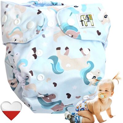 OEM Pannolino Tascabile Mini Riutilizzabile In Bambù, Unicorni Alla Menta, Pannolini Nappime OEM Pannolino Tascabile Mini Riutilizzabile In Bambù, Unicorni Alla Menta, Pannolini Nappime