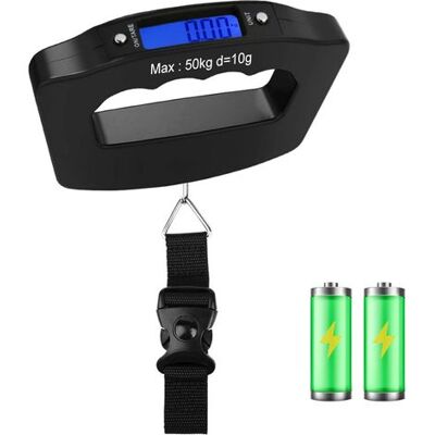 OEM Bilancia Elettronica Digitale Per Bagagli Con Schermo Lcd Retroilluminato E Funzione Di Pelatura, Portata Fino A 50 Kg (110 Lb), Ideale Per Viaggi, Vita Familiare E Pesca All'aperto. OEM Bilancia Elettronica Digitale Per Bagagli Con Schermo Lcd Retroilluminato E Funzione Di Pelatura, Portata Fino A 50 Kg (110 Lb), Ideale Per Viaggi, Vita Familiare E Pesca All'aperto.