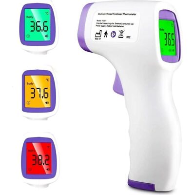 OEM Termometro A Infrarossi Senza Contatto - Misurazione Istantanea Della Fronte (1 Secondo) Con Schermo Lcd Retroilluminato - Allarme Febbre - Per Neonati/adulti OEM Termometro A Infrarossi Senza Contatto - Misurazione Istantanea Della Fronte (1 Secondo) Con Schermo Lcd Retroilluminato - Allarme Febbre - Per Neonati/adulti