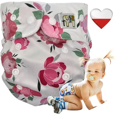 OEM Pannolini Riutilizzabili Coolmax Peonies Nappime OEM Pannolini Riutilizzabili Coolmax Peonies Nappime