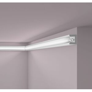NMC - Cornice Soffitto Parete Il12 Wallstyl Noel Marquet Modanatura Tipo Stucco Illuminazione Indiretta Con Diffusore Luce Design Moderno Grigio 2 M NMC - Cornice Soffitto Parete Il12 Wallstyl Noel Marquet Modanatura Tipo Stucco Illuminazione Indiretta Con Diffusore Luce Design Moderno Grigio 2 M