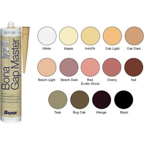 BONA Gap Master Stucco Elastico Nei Colori Dei Vari Legnami, Per Stuccare Parquet Battiscopa-bianco BONA Gap Master Stucco Elastico Nei Colori Dei Vari Legnami, Per Stuccare Parquet Battiscopa-bianco