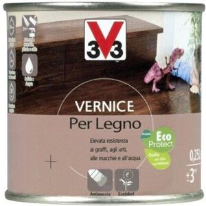 V33 - Vernice Per Legno Cioccolato L.0,25 V33 - Vernice Per Legno Cioccolato L.0,25
