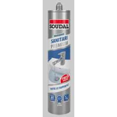 SOUDAL Silicone Neutro Sanitari 300 Ml - Bianco SOUDAL Silicone Neutro Sanitari 300 Ml - Bianco
