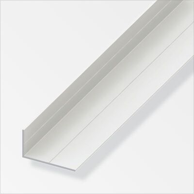 ALFER Angolare Lati Disuguali 29,5x53,6 Pvc Bianco 1 Metro ALFER Angolare Lati Disuguali 29,5x53,6 Pvc Bianco 1 Metro