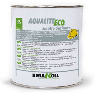KERAKOLL Aqualite Eco Smalto Satinato Elastico Resistente Protettivo 0,75l KERAKOLL Aqualite Eco Smalto Satinato Elastico Resistente Protettivo 0,75l