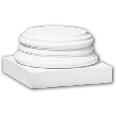 Profhome 113900 Base Colonna Completa Bianca - Stile Classico Profhome 113900 Base Colonna Completa Bianca - Stile Classico