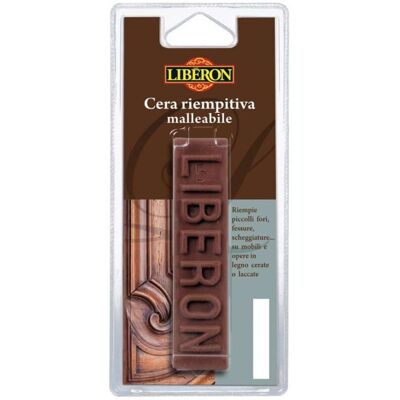 LIBERON - Cera Riempitiva Malleabile - Mogano - 50 ml - Wood filler LIBERON - Cera Riempitiva Malleabile - Mogano - 50 ml - Wood filler