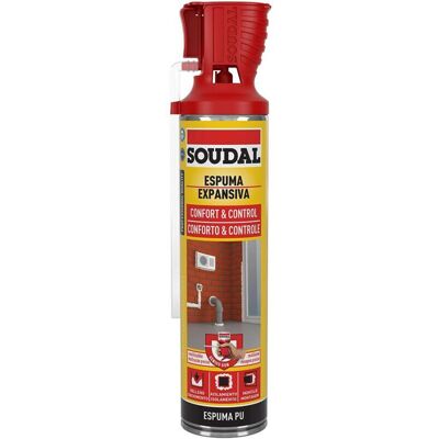 SOUDAL Poliuretano Schiuma - Dosaggio Preciso - 600 Ml - Riutilizzabile SOUDAL Poliuretano Schiuma - Dosaggio Preciso - 600 Ml - Riutilizzabile