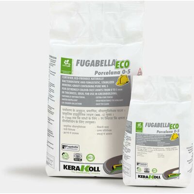 KERAKOLL Fugabella Eco Porcelana 0-5 New Tortora (44) Kg 5 Stucco Minerale KERAKOLL Fugabella Eco Porcelana 0-5 New Tortora (44) Kg 5 Stucco Minerale