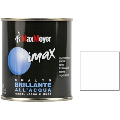 MAX MEYER Imax Smalto All' Acqua Brillante 500ml Bianco Metropolitano - MAX MEYER Imax Smalto All' Acqua Brillante 500ml Bianco Metropolitano -