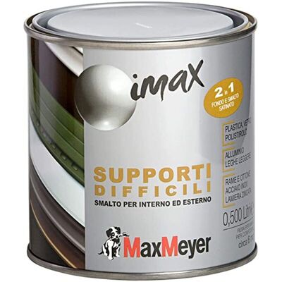 MAX MEYER - 500ml - Smalto Speciale All'acqua Per Superfici Difficili - Colore Crema MAX MEYER - 500ml - Smalto Speciale All'acqua Per Superfici Difficili - Colore Crema