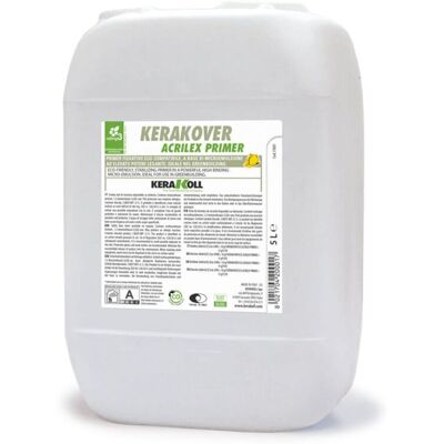 KERAKOLL Kerakover Acrilex Primer Fissativo Consolidante Uniformante 5 Lt KERAKOLL Kerakover Acrilex Primer Fissativo Consolidante Uniformante 5 Lt