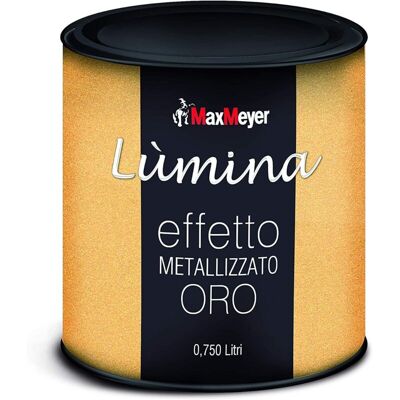 MAX MEYER Maxmeyer - Lumina Finitura Metallizzataper Interni Effetto Oro 750 Ml MAX MEYER Maxmeyer - Lumina Finitura Metallizzataper Interni Effetto Oro 750 Ml