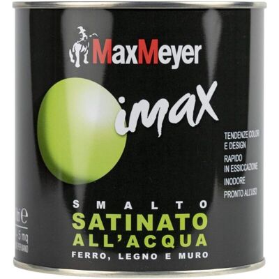 MAX MEYER Imax Smalto Acqua Satinato 500ml Giallo Arancio - MAX MEYER Imax Smalto Acqua Satinato 500ml Giallo Arancio -