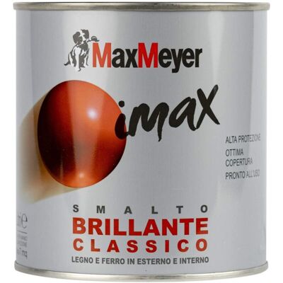 MAX MEYER Imax Smalto A Solvente Brillante Classico Grigio Cemento Lt 0,500 - MAX MEYER Imax Smalto A Solvente Brillante Classico Grigio Cemento Lt 0,500 -