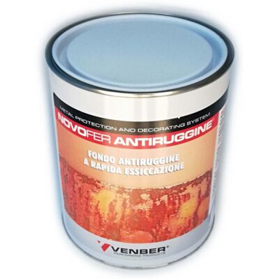 AFLEX Novofer Da 750ml Fondo Primer Antiruggine Grigio Base Acqua AFLEX Novofer Da 750ml Fondo Primer Antiruggine Grigio Base Acqua