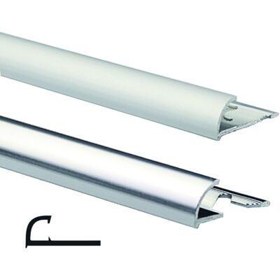 ARCANSAS Profilo Rondalu Mt.2,5 Alluminio - Mm.8 H.x24 L. Alluminio Argento ARCANSAS Profilo Rondalu Mt.2,5 Alluminio - Mm.8 H.x24 L. Alluminio Argento