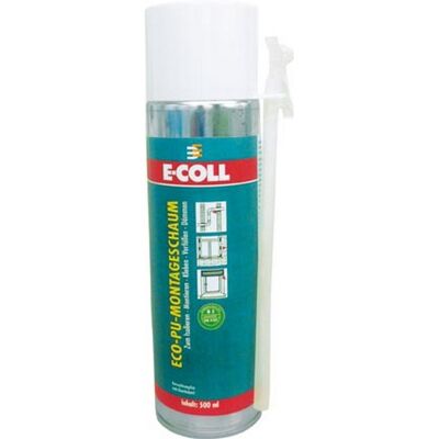 Schiuma Poliuretanica E-COLL Pot 500 Ml - Isolamento Termico e Acustico Schiuma Poliuretanica E-COLL Pot 500 Ml - Isolamento Termico e Acustico