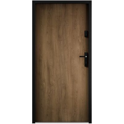 Unique Porta D'Ingresso Apertura A Sinistra H207 X L100 Cm Effetto Noce Spessore 55 Mm - Agueda Unique Porta D'Ingresso Apertura A Sinistra H207 X L100 Cm Effetto Noce Spessore 55 Mm - Agueda