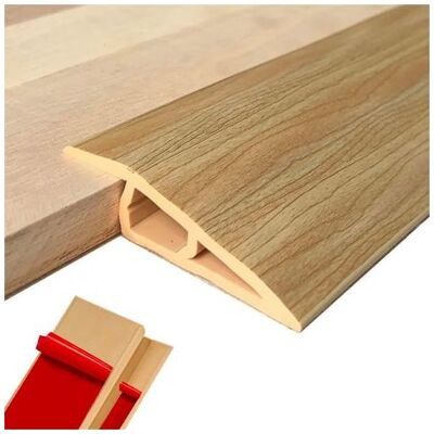 KEEMOTE (venatura Legno Chiaro, 15 Mm (altezza), 1 M (larghezza)) Striscia Adesiva In Pvc Per Soglia, Soglia Per Porta, Profili Di Regolazione In Altezza In Vinile, Livellamento Della Soglia KEEMOTE (venatura Legno Chiaro, 15 Mm (altezza), 1 M (larghezza)) Striscia Adesiva In Pvc Per Soglia, Soglia Per Porta, Profili Di Regolazione In Altezza In Vinile, Livellamento Della Soglia