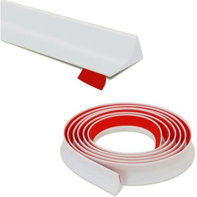 AULEDIO Barriera Doccia Tpe 300 Cm, Soglia Doccia Autoadesiva Anti-traboccamento, Barriera Pieghevole Per Pavimento Bagno, Bianca AULEDIO Barriera Doccia Tpe 300 Cm, Soglia Doccia Autoadesiva Anti-traboccamento, Barriera Pieghevole Per Pavimento Bagno, Bianca