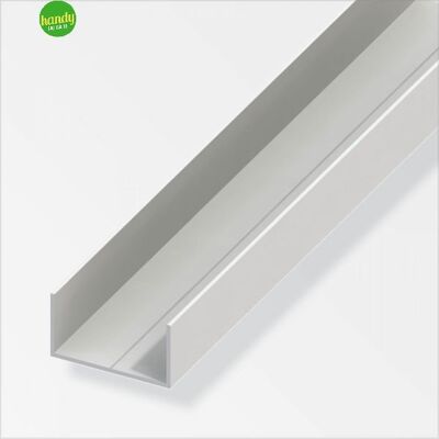 ALFER Profilo U Rettangolare 15,5x27 Pvc Bianco 1 Metro. ALFER Profilo U Rettangolare 15,5x27 Pvc Bianco 1 Metro.